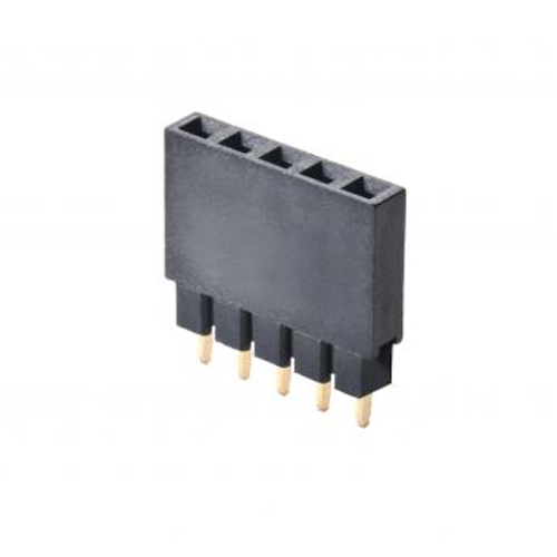 2.54mm FEMALE HEADER DIP 180° PLUS ONE PLASTIC Manufacturers in Delhi